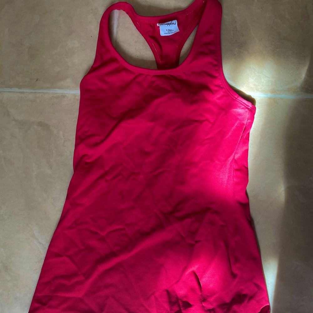 Red tank top